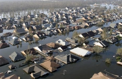 New Orleans dopo il passaggio dell'uragano Katrina