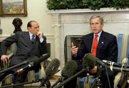 Berlusconi, Bush